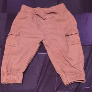 Kids Cargo Pants in Brown